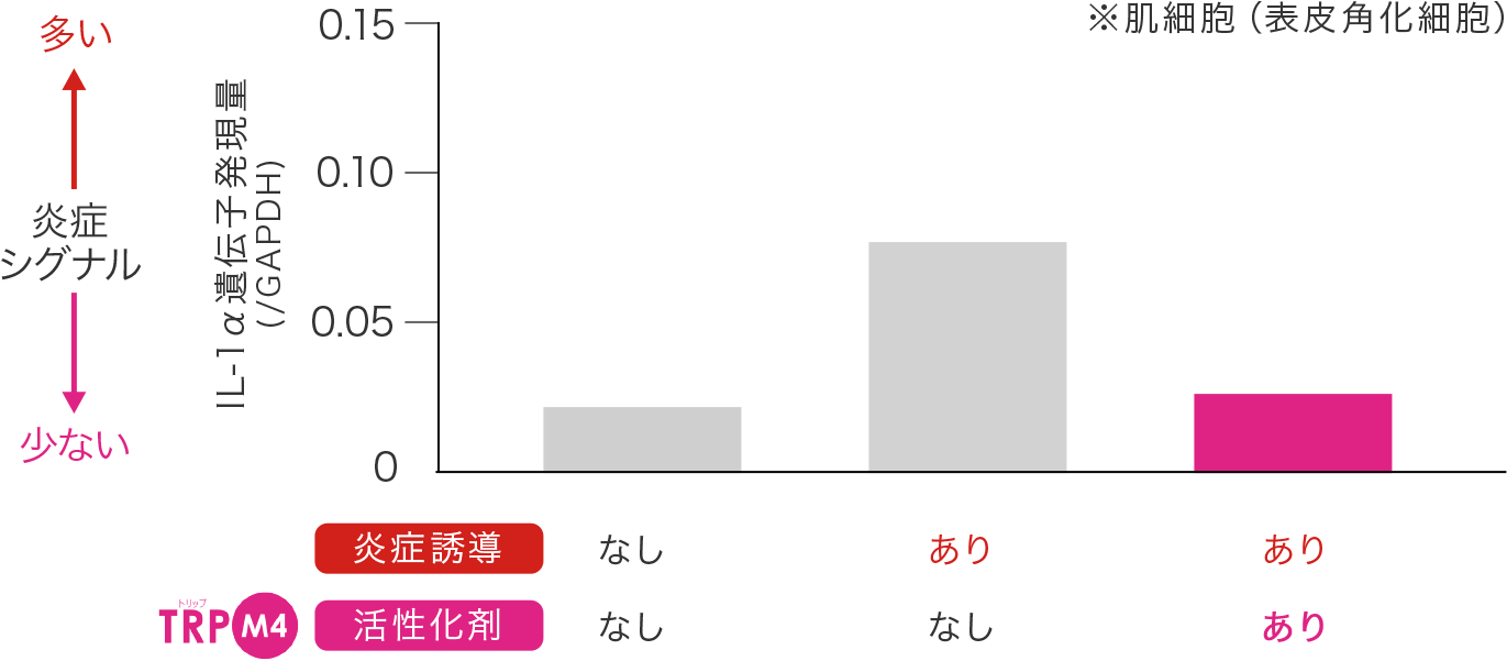 TRP M4についてのグラフ